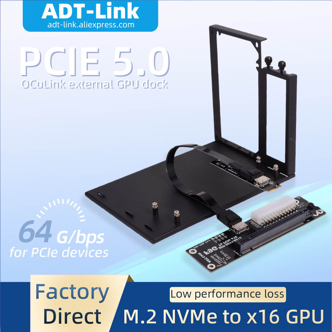 Oculink Egpu Mini Pc - ADT-Link GEN5 SFF-8611 OcuLink - PCI-E