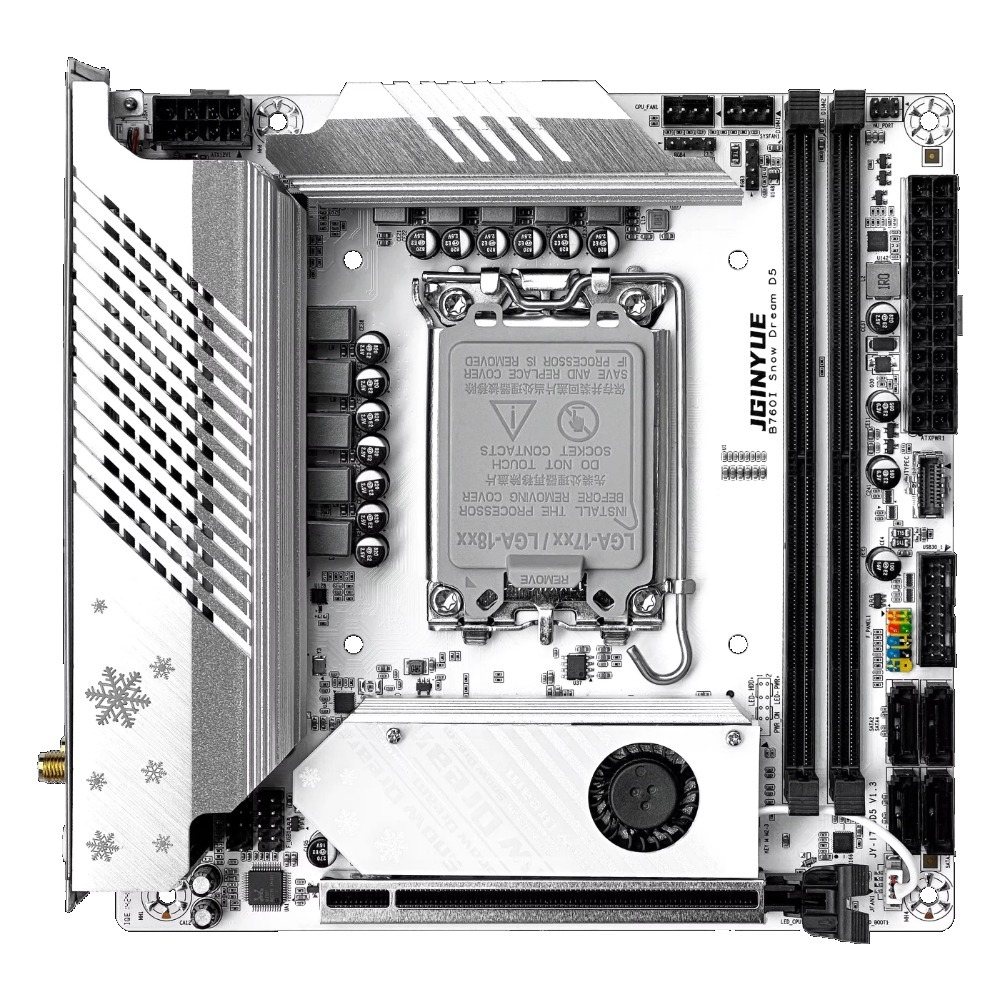JGINYUE B760i-Snow Dream Anaka - Lga1700 Itx Motherboard Ddr5 incelemesi ve fiyatı