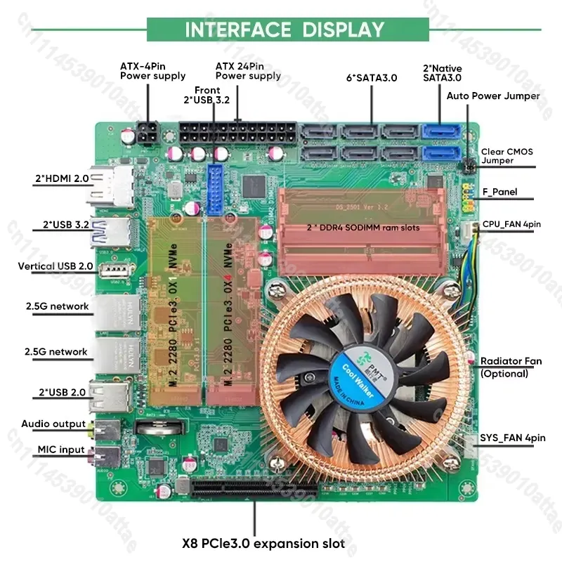 Topton AMD Ryzen 7 5825U 5800H - Nas Motherboard 8 Sata Mini Itx incelemesi ve fiyatı