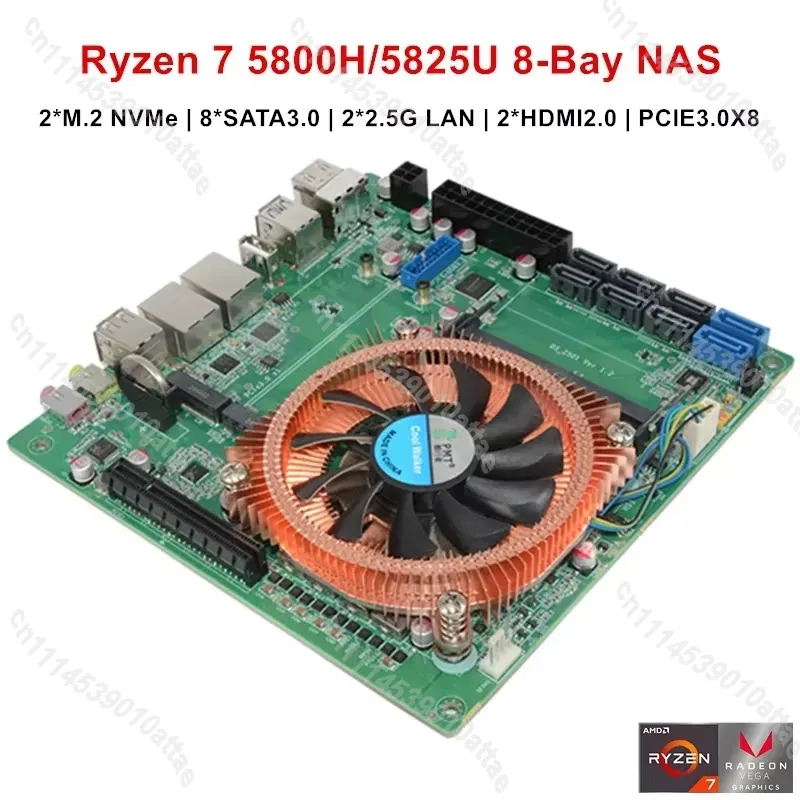 Topton AMD Ryzen 7 5825U 5800H - Nas Motherboard 8 Sata Mini Itx incelemesi ve fiyatı